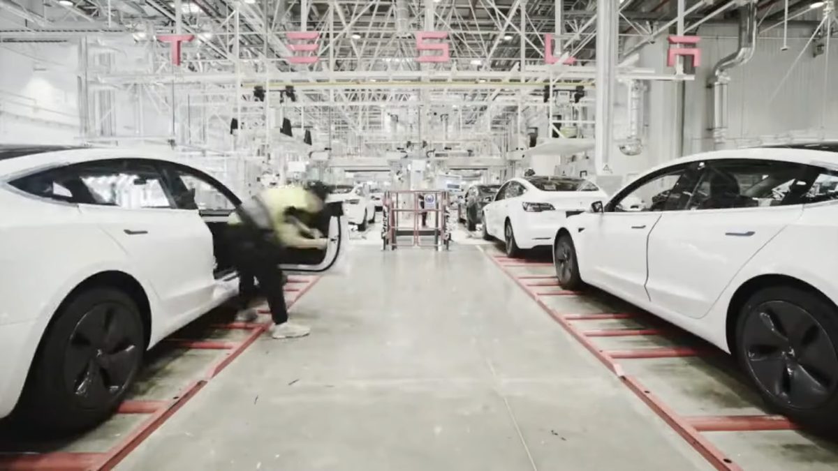 Tesla-fabriek in Shanghai